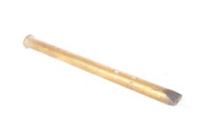 Solid Brass Cold Chisel/Punch Round 13/16 x 1...