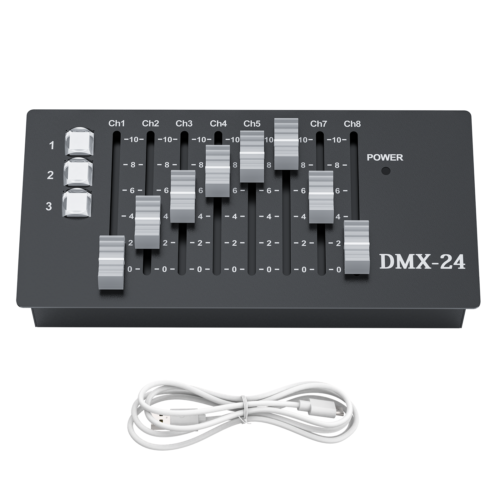 Rechargeable DMX 24 Channels Operator Console Controller for DJ Stage Lighting - Picture 6 of 11