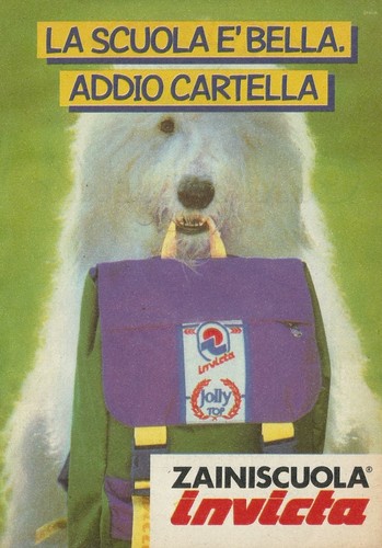 X2419 Backpacks School Invicta-Advertising 1988-Advertising | eBay