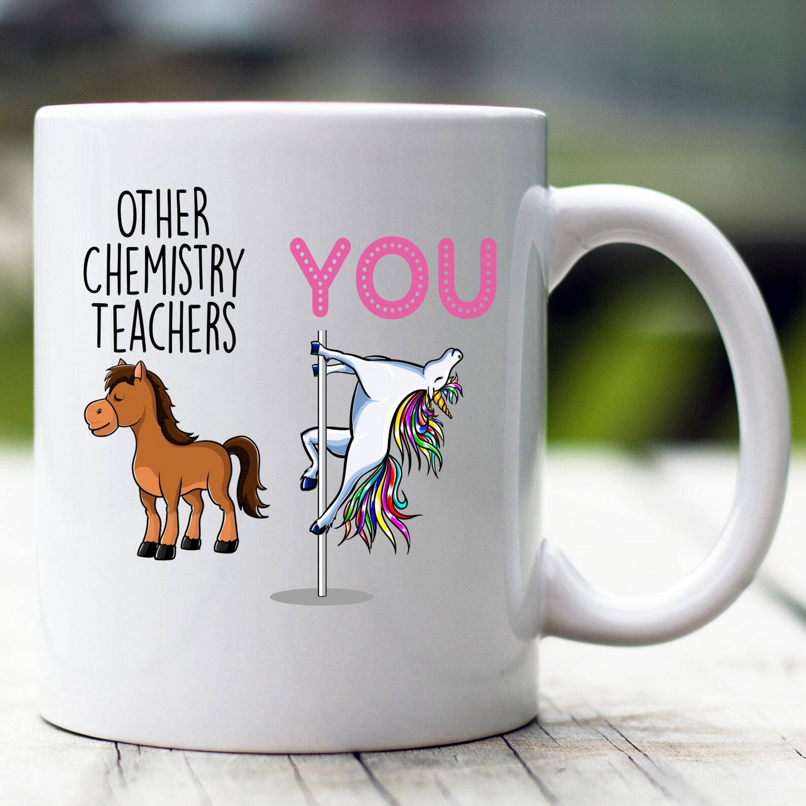 Chemistry Teacher Gift Chemistry Teacher Mug Chemistry Teacher Funny Unicorn Mug