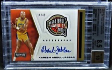 KAREEM ABDUL JABBAR-2019/20 Chronicles (#14/49) Playoff AUTO BGS: 8.5, AUTO: 10