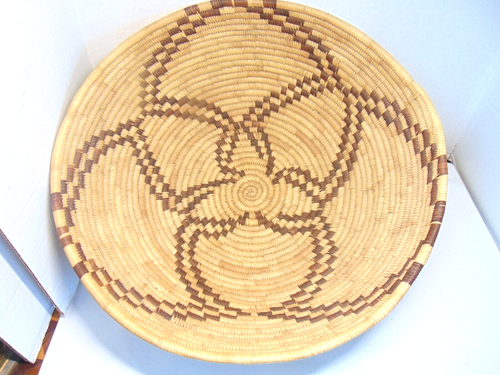 American Indian Woven 14" Basket - Picture 2 of 4