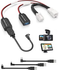 Dash Cam Power Adapter, 10P Type C Fit Chrysler,Dodge Ram 1500/2500/3500,Jeep...