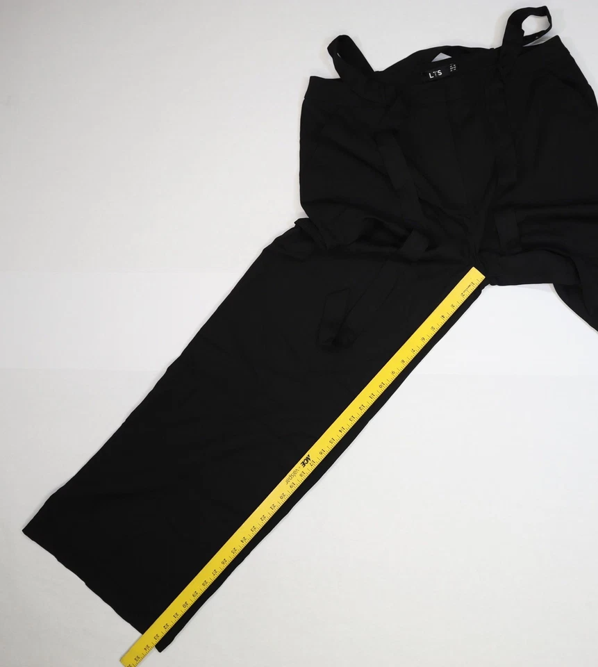 Long Tall Sally Pants Womens 14 Black Tall Straight Leg Stretch Trousers LTS - Image 3 of 4