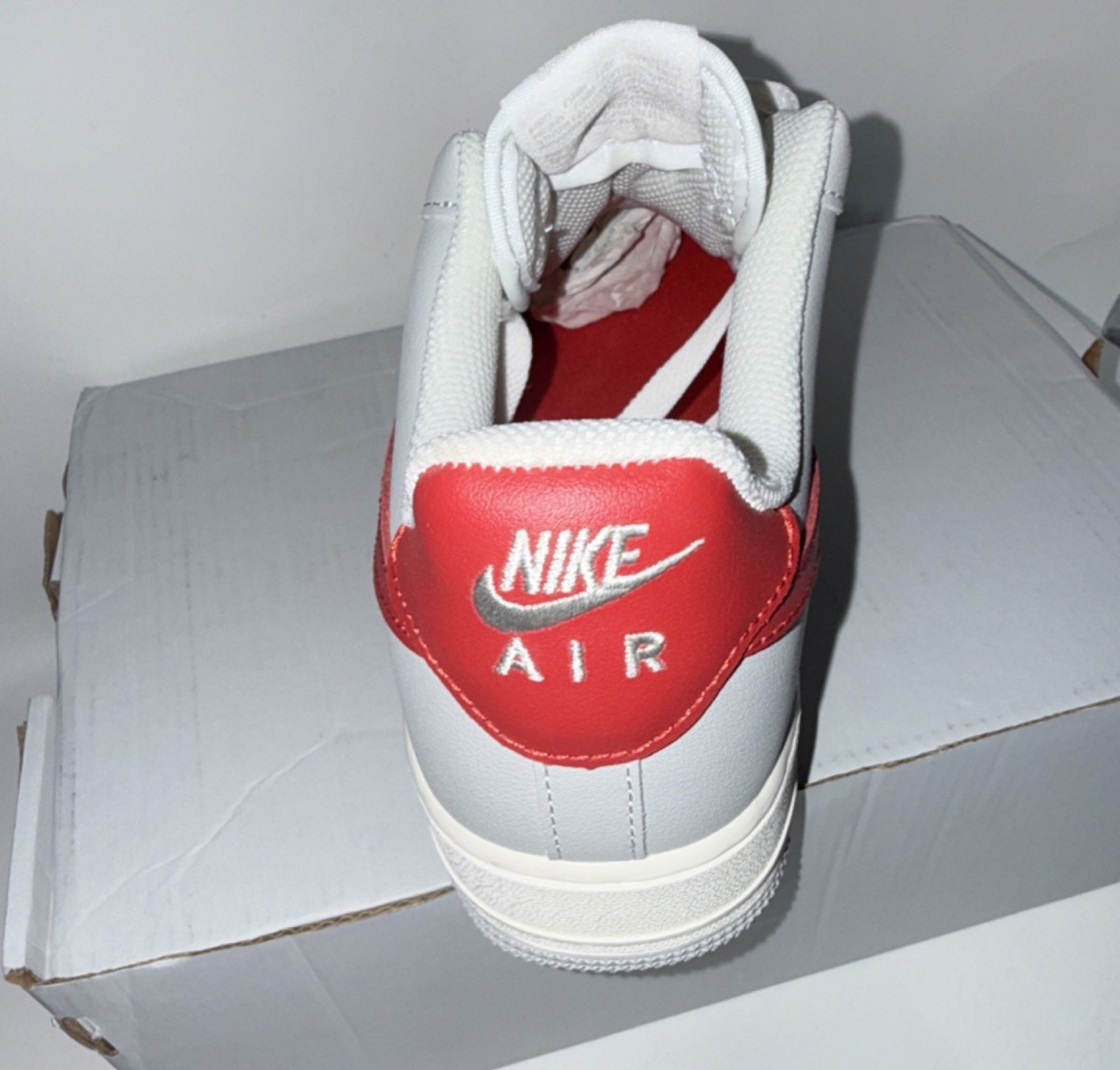 Size 11 - Nike Air Force 1 Low White Red Sole for sale online | eBay