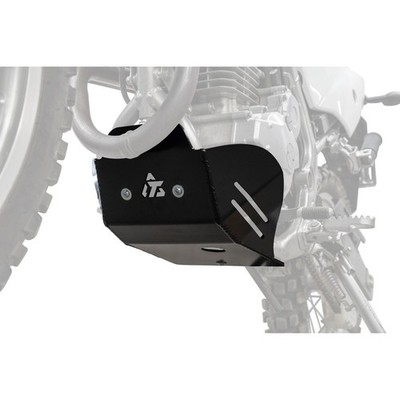 Tusk Aluminum Skid Bash Plate Black Kawasaki KLX230 SE R RS S 2020-2023