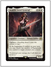 1x Beatrix, Loyal General, Final Fantasy, Magic MTG NM