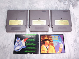 NES ICOM MacVenture Set Deja Vu Shadowgate Uninvited VTG Nintendo Carts Tested