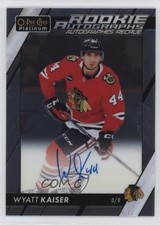 2024 O-Pee-Chee Platinum 2023-24 Update Rookie Wyatt Kaiser #R-WK Auto