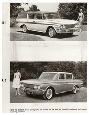 1961 Rambler Classic Sedan Wagon Press Photo - Original Amc