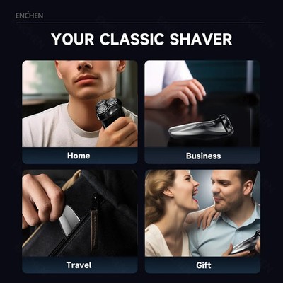 Blackstone3 Rotary 3D Shaver Waterproof Pop Up Trimmer Type C Charging