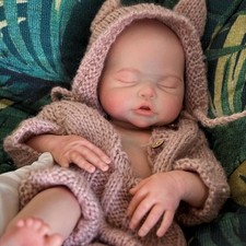 OtardDolls 18 Inch Realistic Reborn Soft Full Silicone Girl Baby Doll Handmade R