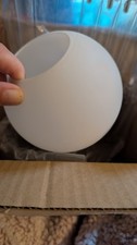  White Frosted Glass Globe Lamp Shade Globe Lamp Shade Replacement Round 12cm