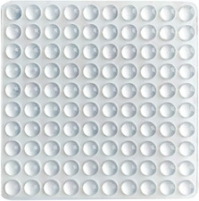 Clear Adhesive Bumper Pads- Sound Dampening Transparent Rubber Feet for Cabinet
