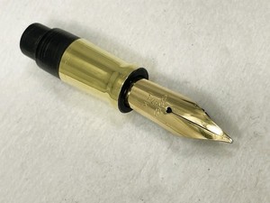 Vintage WAHL PEN #5 Fountain Pen Nib & Section - 14K GOLD ~ FINE - Flexible