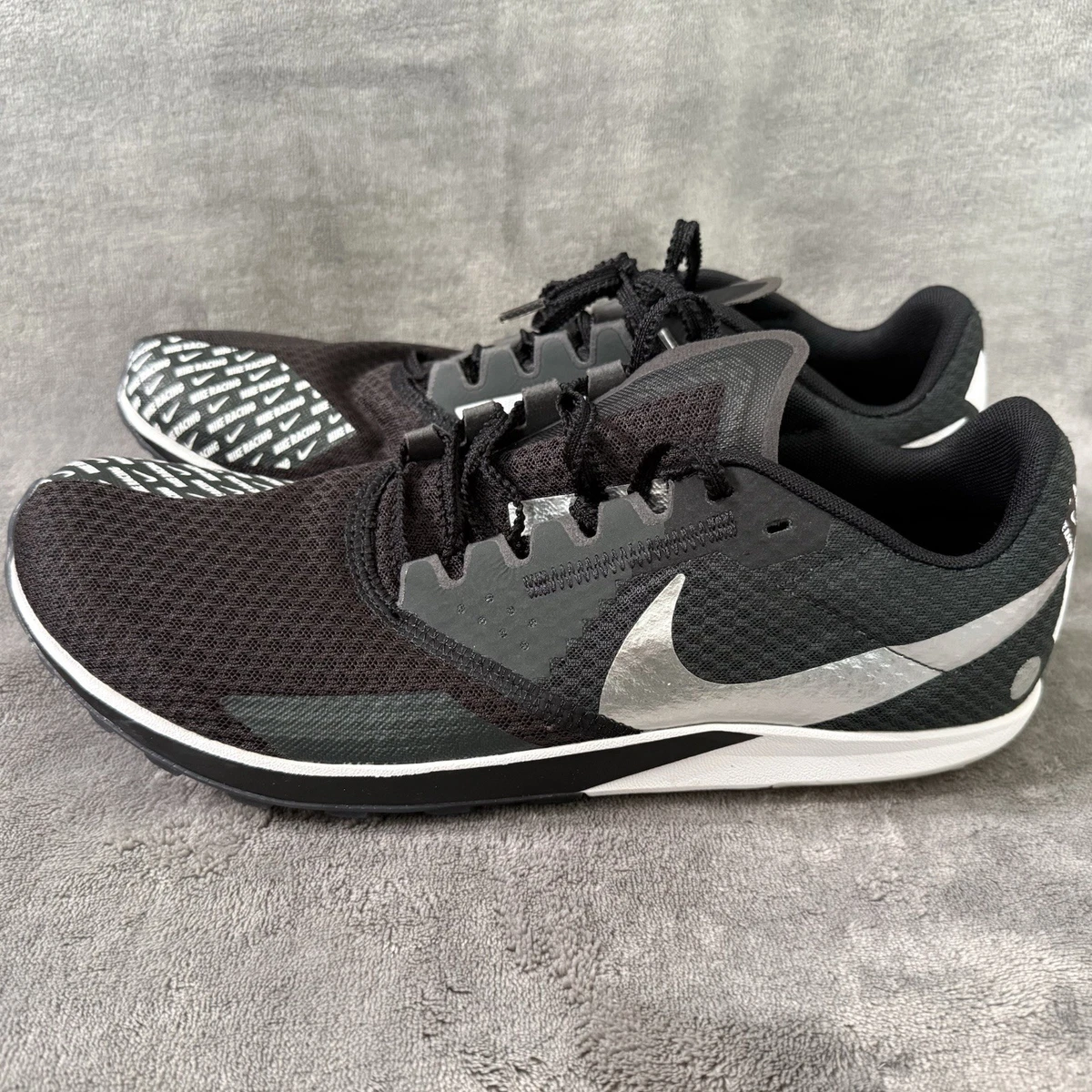 Nike Zoom Rival‎ XC6 Black 9.5 Metallic Silver Cross-Country Spike Track Shoes Nike Rival XC 6 Cross-Country Spikes DX7999-001, Barbados | Ubuy main image 2