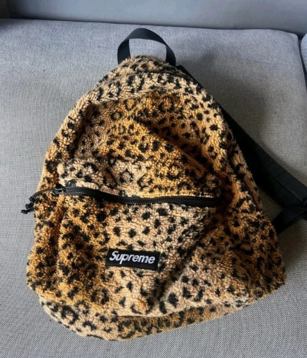 Supreme Fleece Backpack Bags for Men for sale | eBay