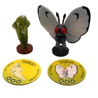 Metapod Butterfree Pokémon Vintage TOMY Figure Authentic C.G.T.S.J. G32