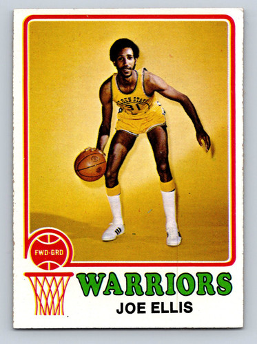 1973-74 Topps #171 Joe Ellis Golden State Warriors
