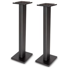 DR Pro DRPRO SMS1BK Wood Studio Monitor Stand Pair Black LN