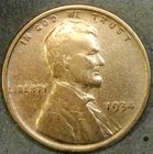 1934 American Cent Lovely Circulated Brown Philadelphia Mint Lincoln Wheat Penny