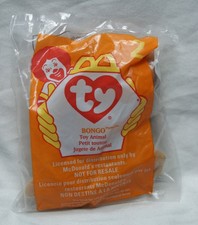 Teenie Beanie Baby 1998 McDonalds Happy Meal Toy 2 Bongo The Monkey