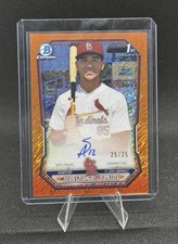 Sebastian Dos Santos Bowman Chrome 2026 Orange /25 Auto