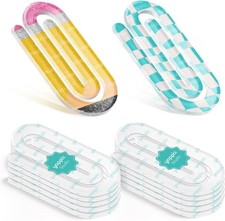 Sublimat Paper Clips Blanks - Clear Acrylic Jumbo Clips