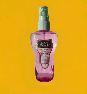 Body Fantasies Cotton Candy Fantasy Body Spray 5.4oz NEW! SWEET SCENT VHTF