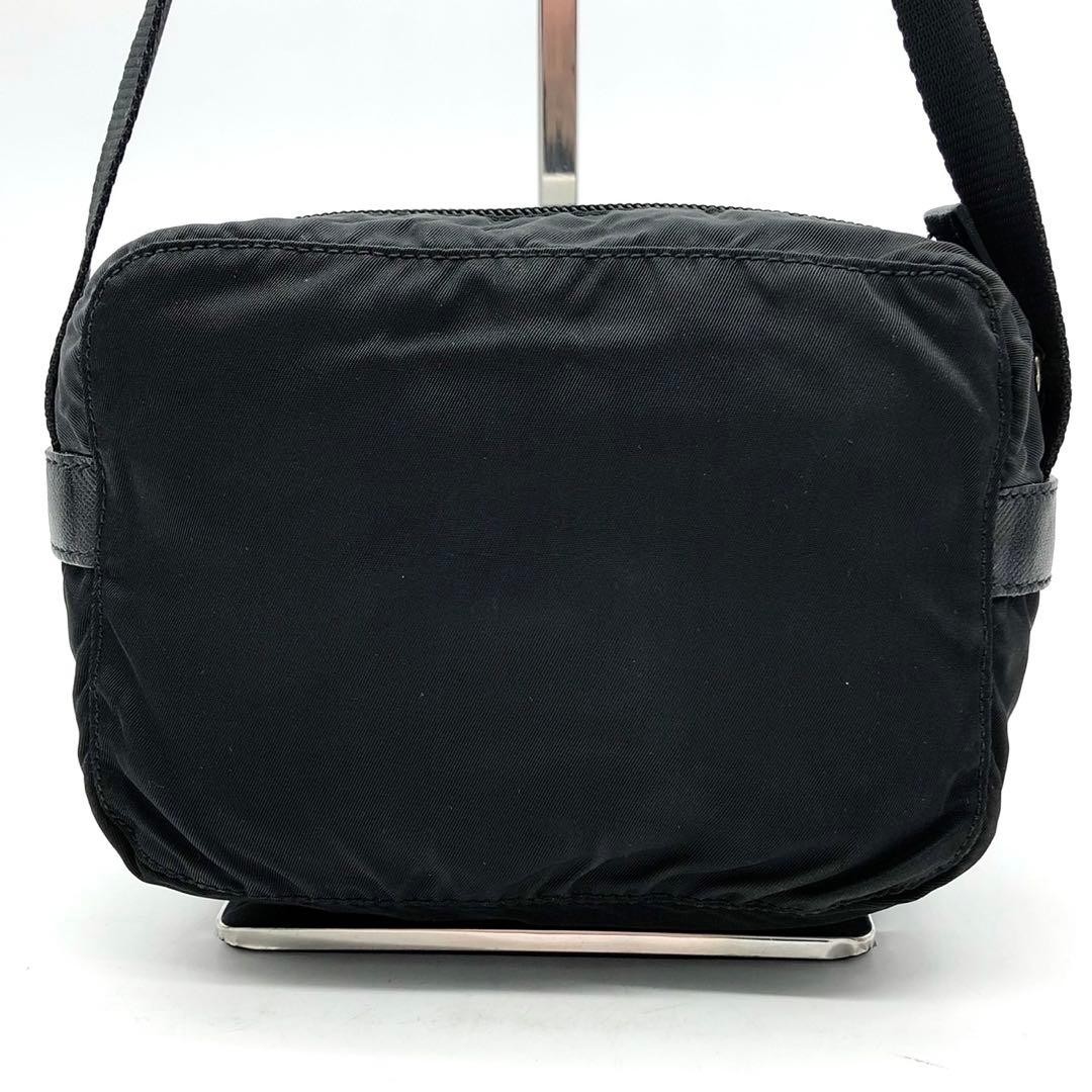 Rare and  Prada Shoulder Bag Mini Double Zip Triangle Logo Nylon thumbnail 3