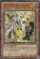 YuGiOh Constellar Virgo DT07-EN023 Super Rare Englisch NM unl.