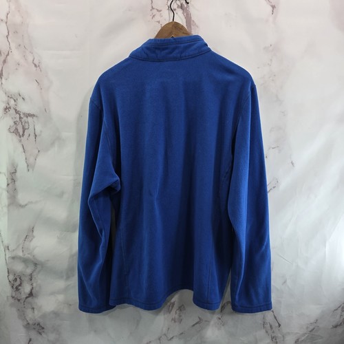 Rei Co Op Pullover Mens XL Royal Blue Fleece Quarter Zip Mid Layer Lightweight - Picture 5 of 10