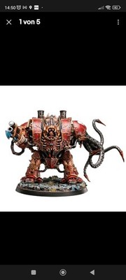 Warhammer 40k Chaos Space Marines - Hellbrute Im Gussrahmen