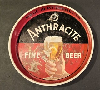 Anthracite Fine Beer Tray Mt. Carmel Brewing Co