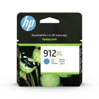 HP 3YL81AE 912XL High Yield Original Ink Cartridge, Cyan, Single Pack Cyan High