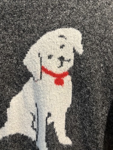 Maglione Cupcakes e Cashmere Grigio Medio Accogliente Cane Pet Top Camicia Antracite - Foto 2 di 9