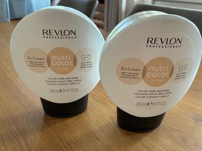2× Revlon Professional Nutri Color Filters 931 Light Beige 240 ml   neu/unbenutz