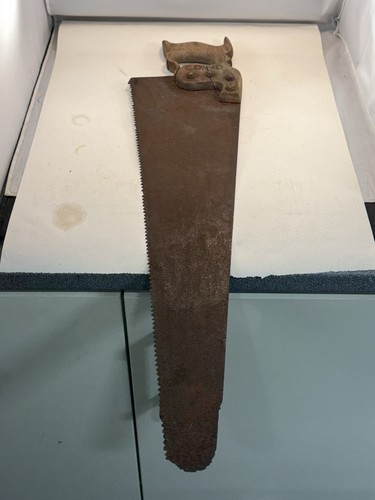 30” Vintage Hand Saw, This Isn’t a Working Saw Due To It’s Condition. - Photo 4/5