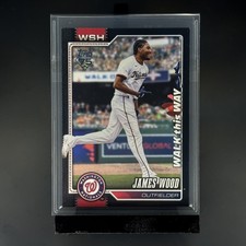2026 Topps Celebration Series Black Boarder Walk this Way /10 James Wood #349