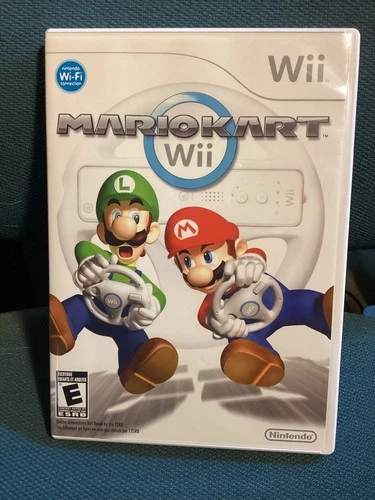 Mario Kart Wii Game CIB Nintendo Wii 2008 Complete with Manual & Ad SHIPS FAST