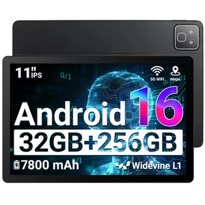 Onglet Android 16 tablette 11 Inch 32GB+256GB 7800mAh 5/8MP Vigne large L1 Cartes