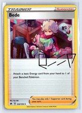 Bede 124/159 Crown Zenith Pokemon Near Mint Holo