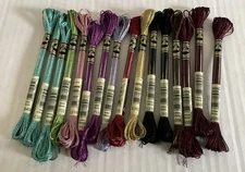 DMC Light Effects- Jewel Effects, Antique Effects,  Precious Metal- Lot Of 16