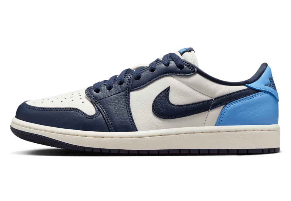 Nike Air Jordan 1 Retro Low OG 'Obsidian UNC' Men's Sneakers CZ0790-400 NEW - Image 2 of 4