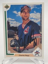 1991 Upper Deck Star Rookie Charles Nagy #19 Indians Signed Autographed Card. rookie card picture
