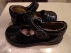 toddler girl's Stride Rite black patent mary jane shoes size 7.5 cute low shipng