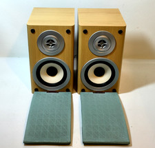 Aiwa SX-M150 8? Bookshelf Speakers Pair Tested Working Excellent Condition #520
