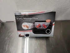 Homedics Ultra Plush Shiatsu Massage Pillow for Neck Back Shoulders With Heat