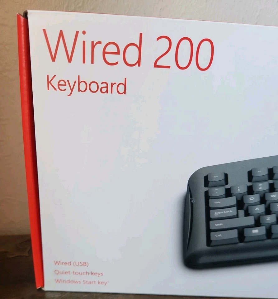 Microsoft Wired 200 Keyboard USB – Model 1406 – Brand New - Image 3 of 4