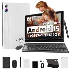 Tablet Android 15 Tablet 24GB RAM 128GB ROM 1TB TF 11 Inch Tablet 8-core 6800mAh